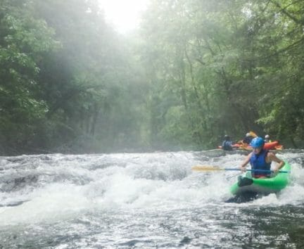 Pioneer boating on Expedition trip